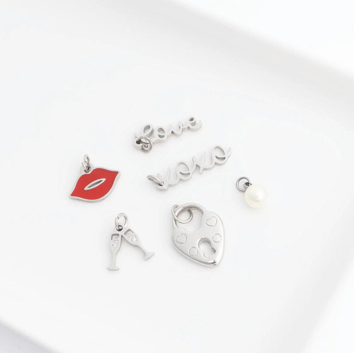 Conjunto Seis Berloques de Noiva