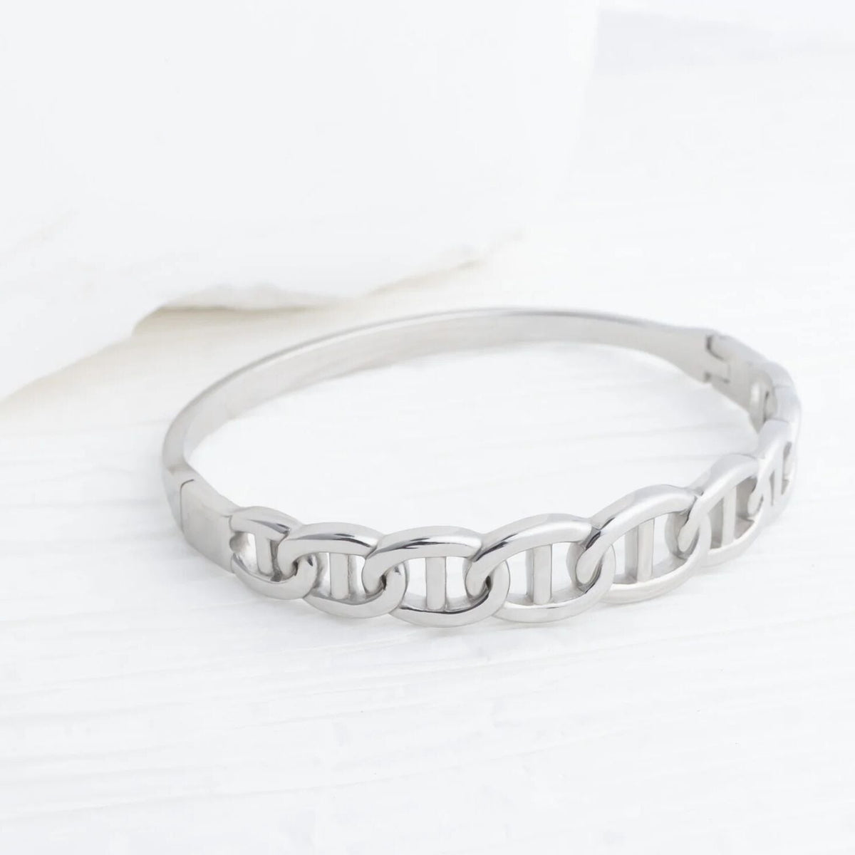 Pulseira Rígida Malha Marinheira