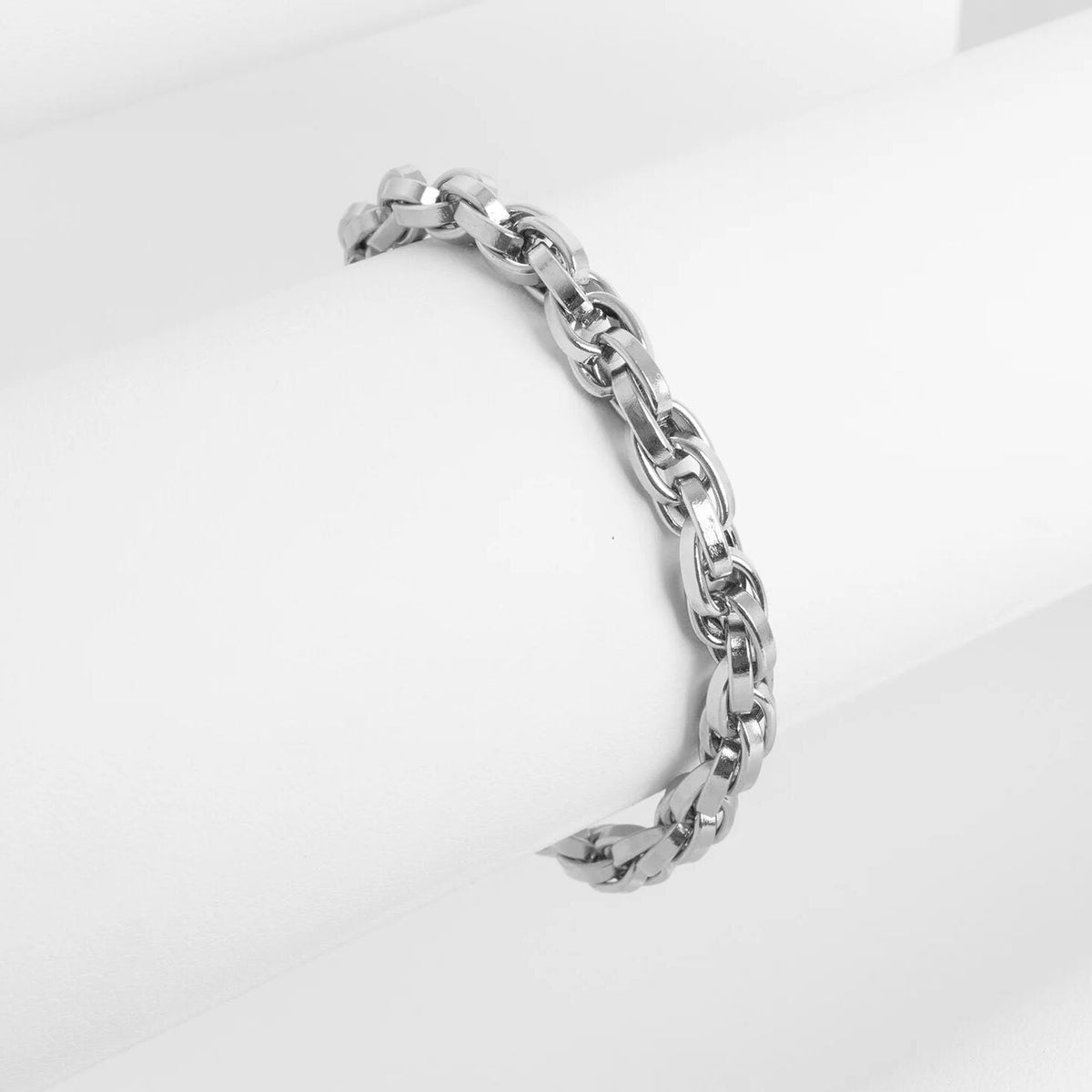 Pulseira Elos Ovais Duplos
