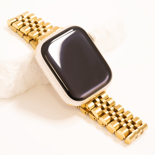 Bracelete Fileiras de Elos Miúdos para Smartwatch