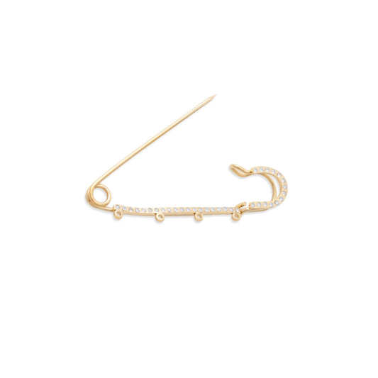 Broche Alfinete com Pedrinhas
