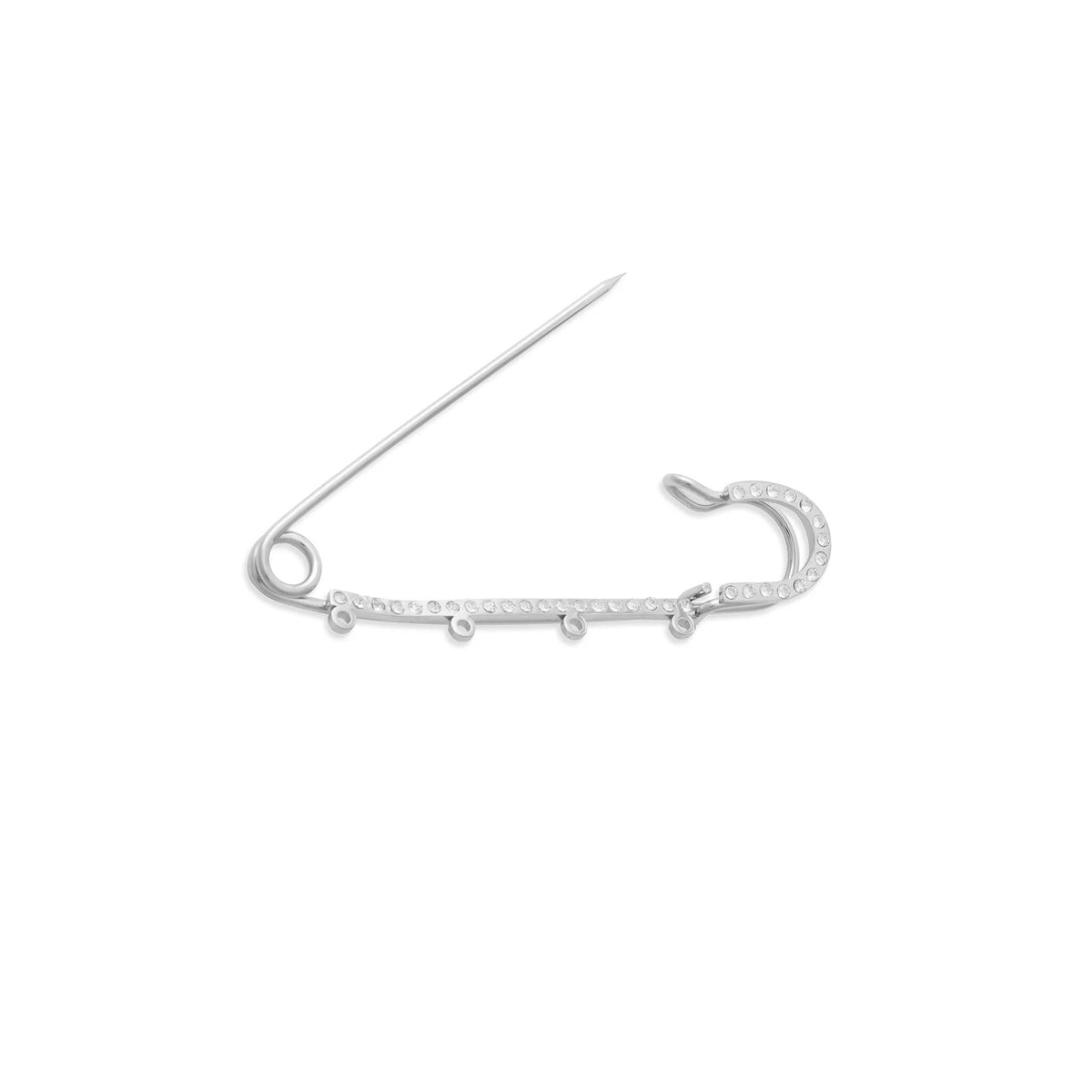Broche Alfinete com Pedrinhas