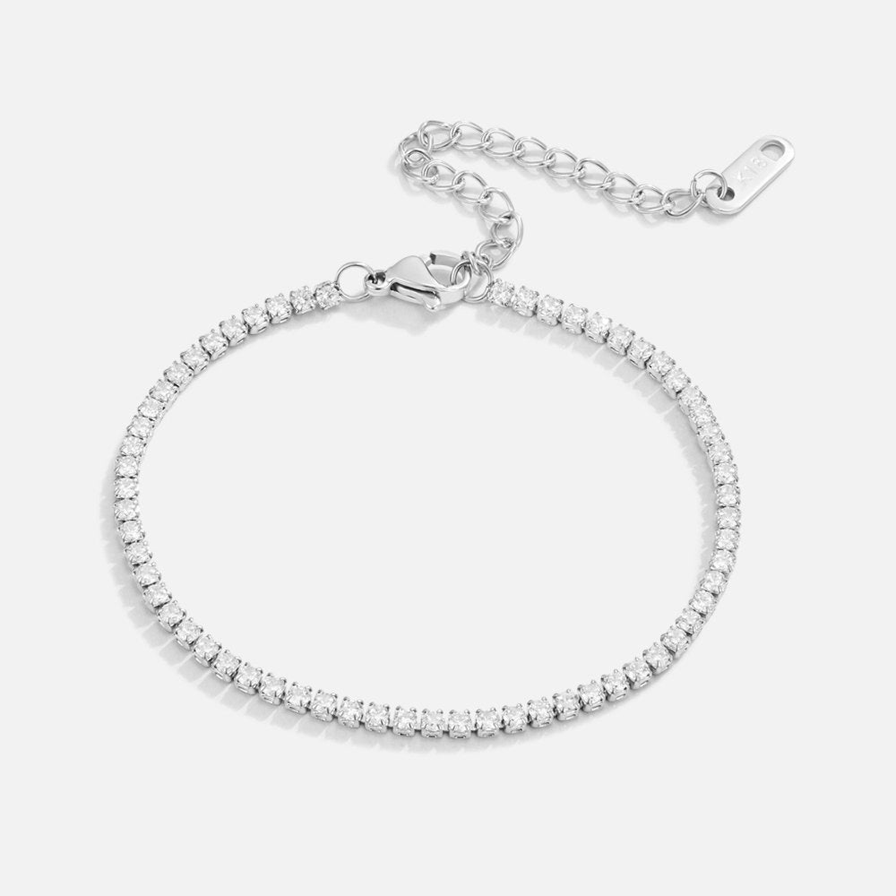 Pulseira Riviera Fina com Extensor