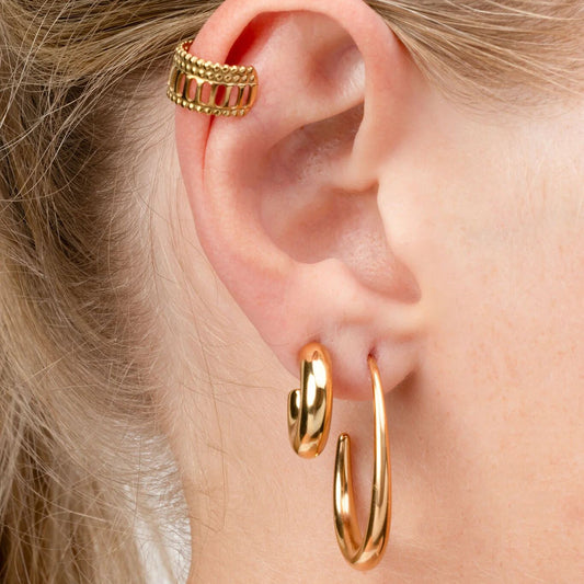 Ear Cuff Largo Vazado