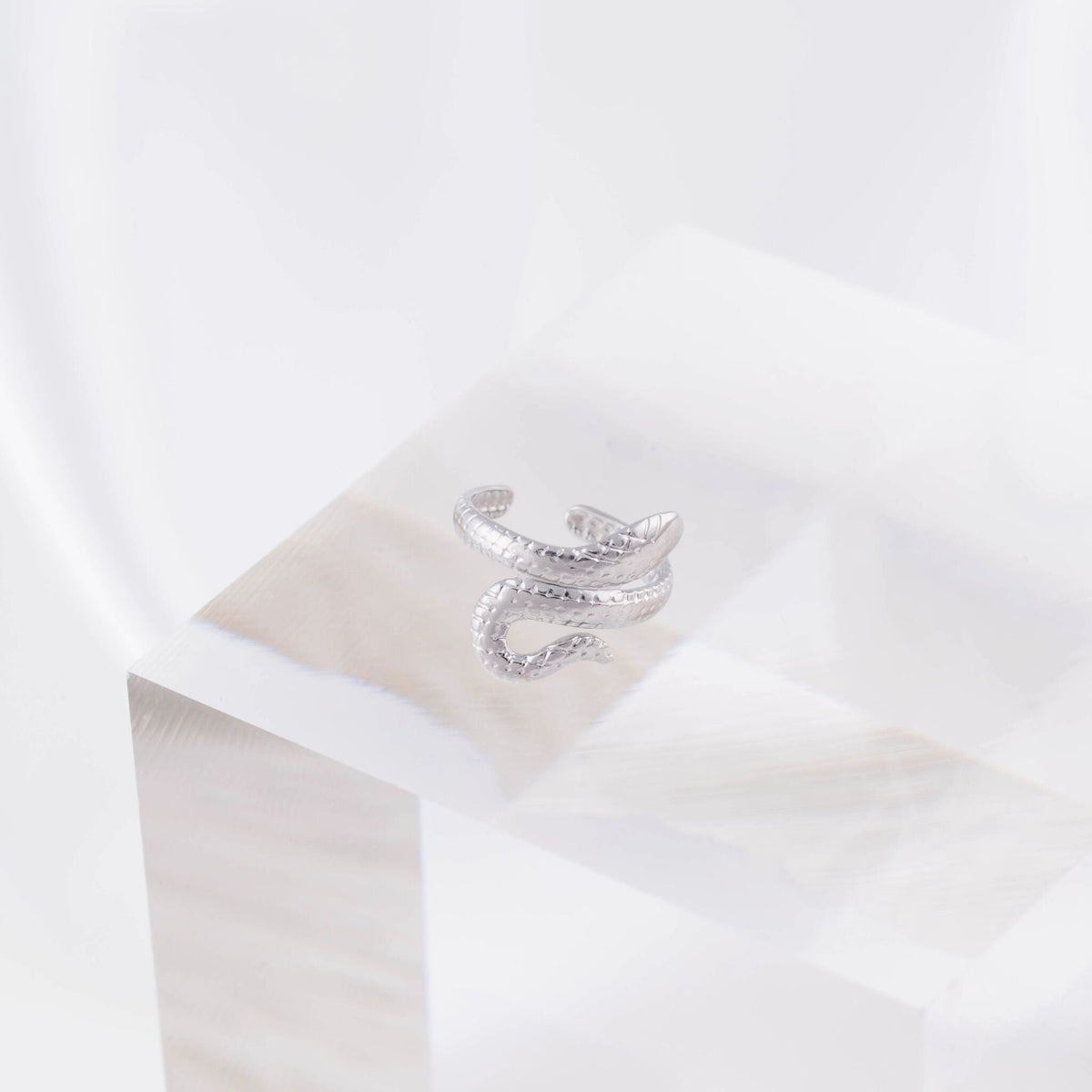 Ear Cuff Serpente Enrolada