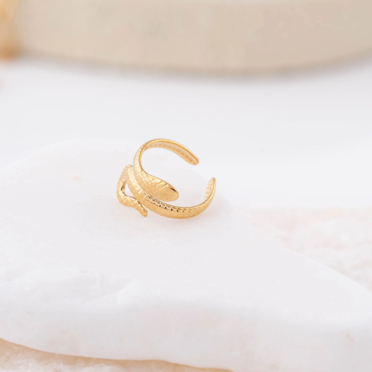 Ear Cuff Serpente Enrolada