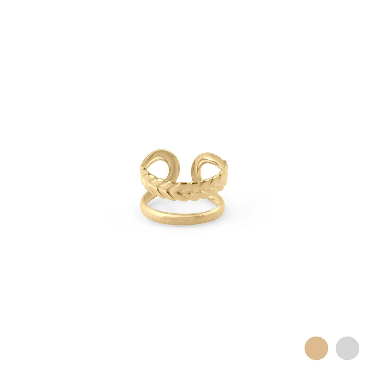 Ear Cuff Duplo de Espiga