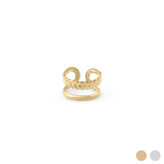 Ear Cuff Duplo de Espiga