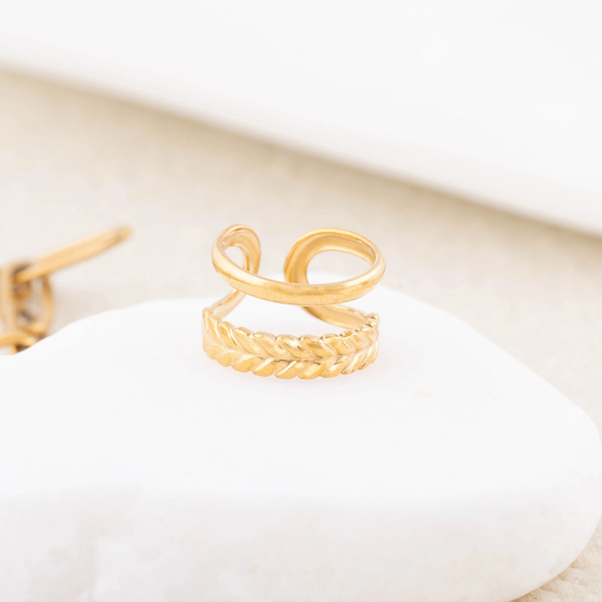 Ear Cuff Duplo de Espiga