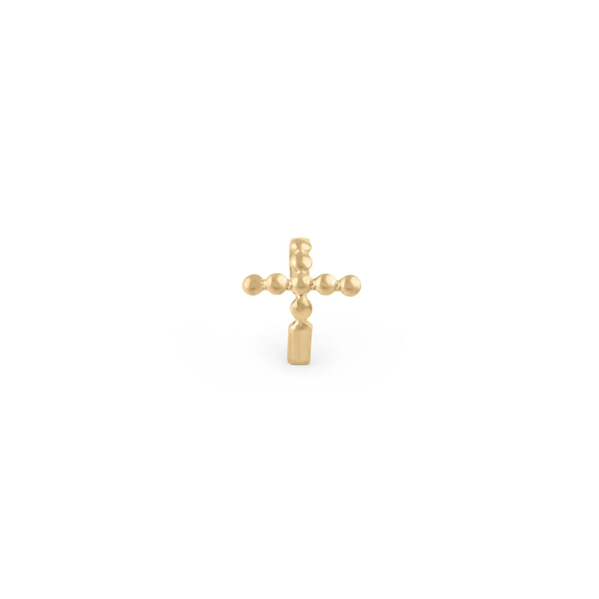 Ear Cuff Cruz de Bolinhas