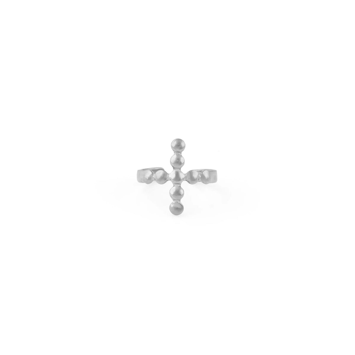 Ear Cuff Cruz de Bolinhas