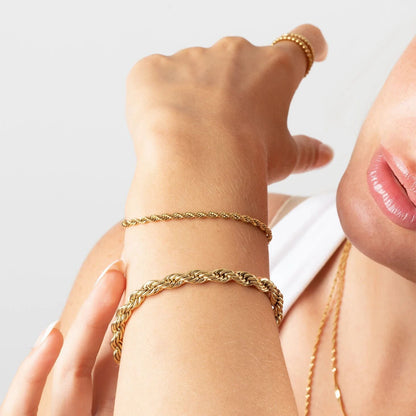 Pulseira Malha Cordão