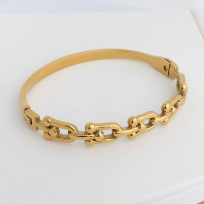 Pulseira Rígida Elos de Manilha