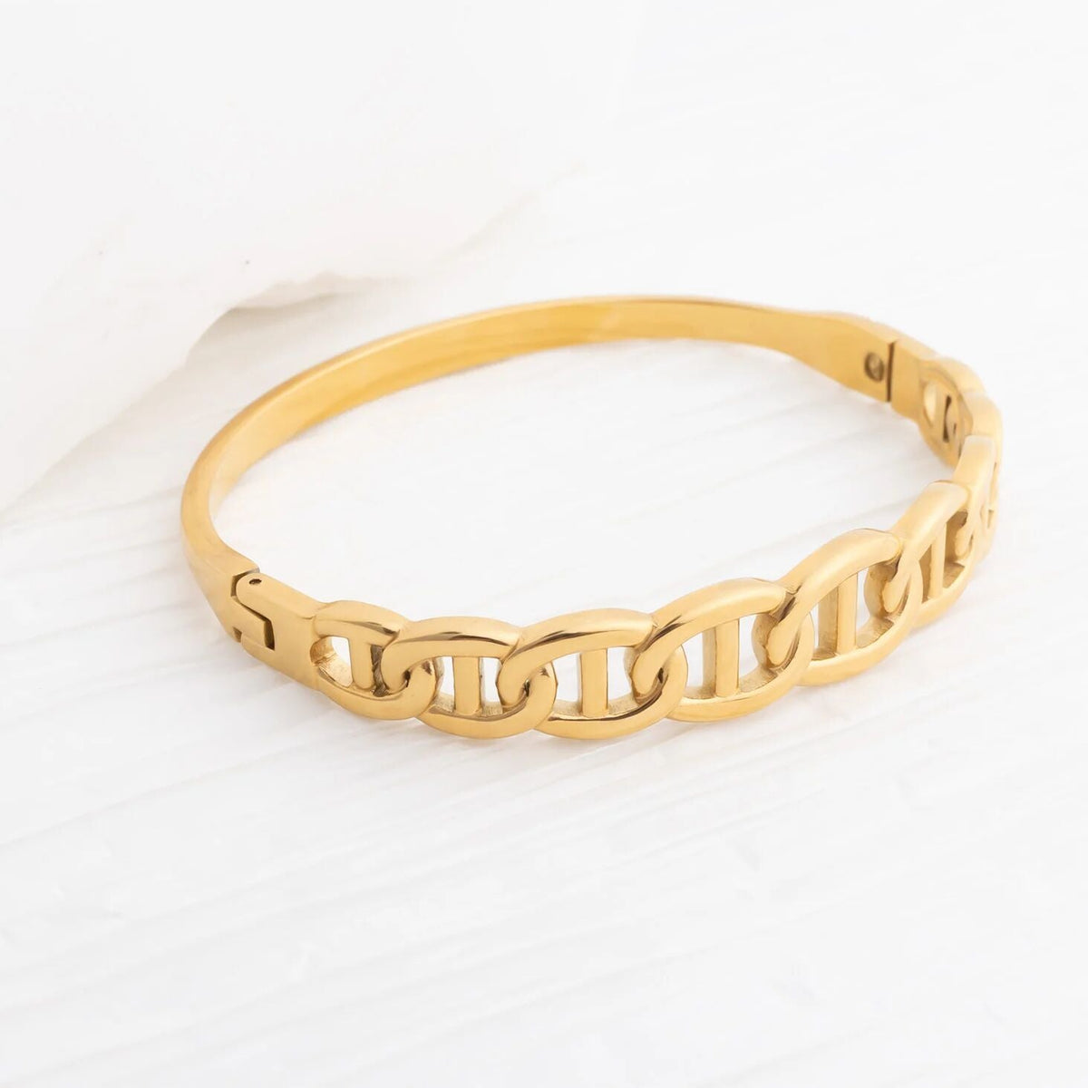 Pulseira Rígida Malha Marinheira