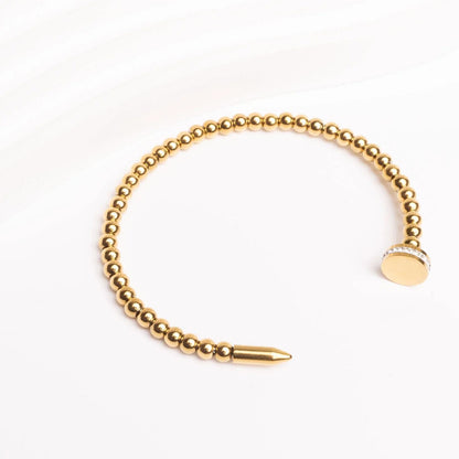 Pulseira Rígida Prego de Bolinhas