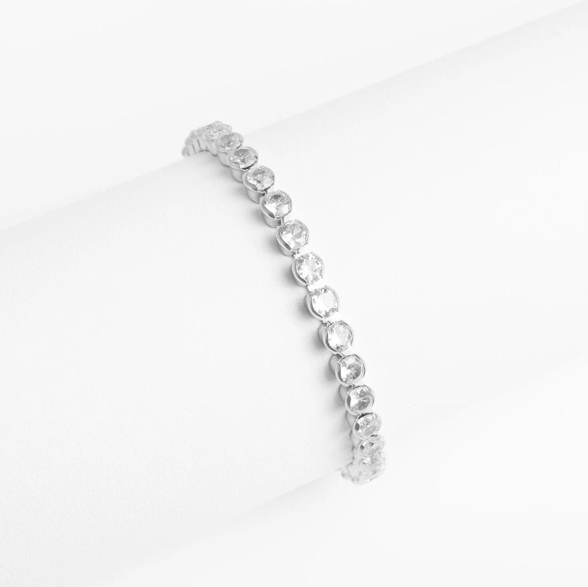 Pulseira Riviera Pedras em Aro