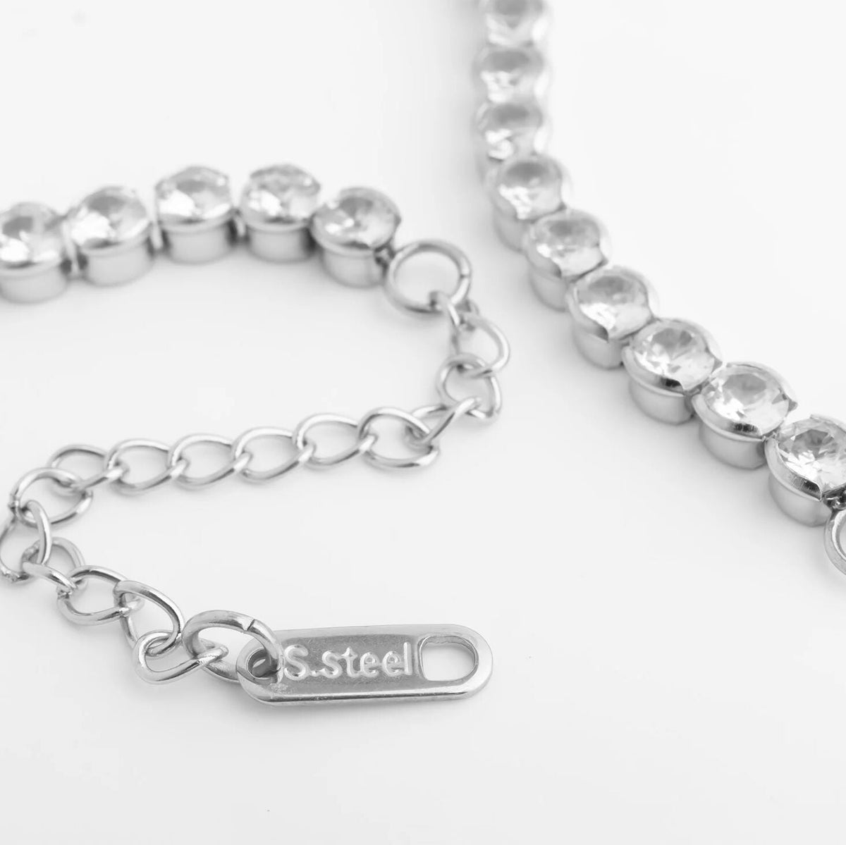 Pulseira Riviera Pedras em Aro