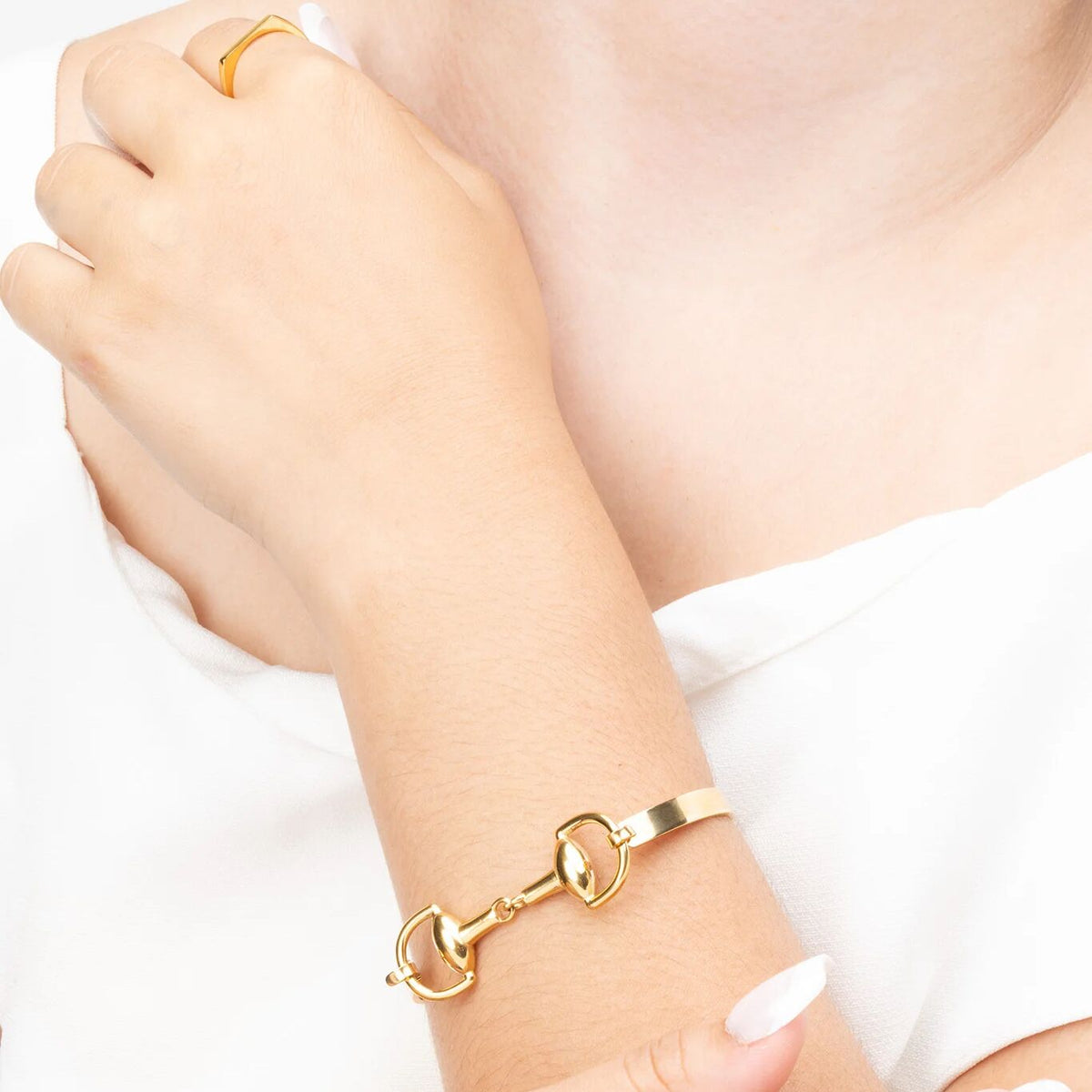 Pulseira Rígida Freio de Cavalo