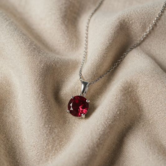 Colar Ponto de Luz Vermelho de Quatro Garras
