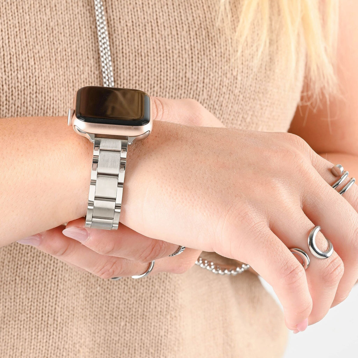 Bracelete Elo Central Largo para Smartwatch