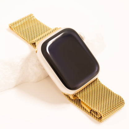 Bracelete Malha Milanesa Grossa para Smartwatch