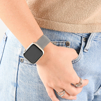 Bracelete Malha Milanesa Grossa para Smartwatch