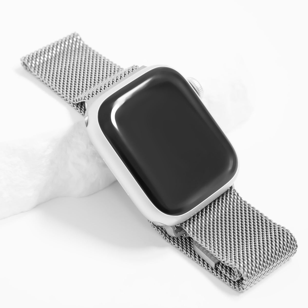 Bracelete Malha Milanesa Grossa para Smartwatch