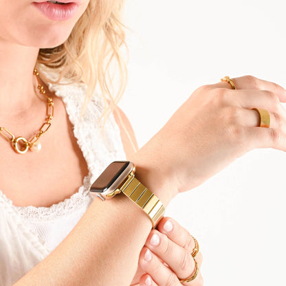 Bracelete Placas Lisas para Smartwatch