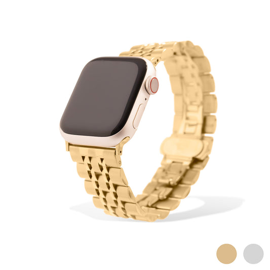 Bracelete Fileiras de Elos Miúdos para Smartwatch
