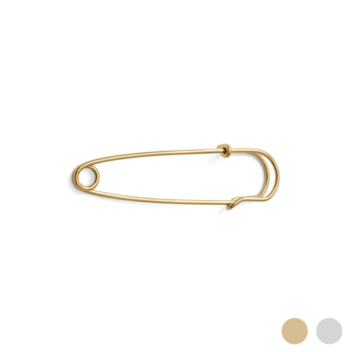Broche Alfinete Liso