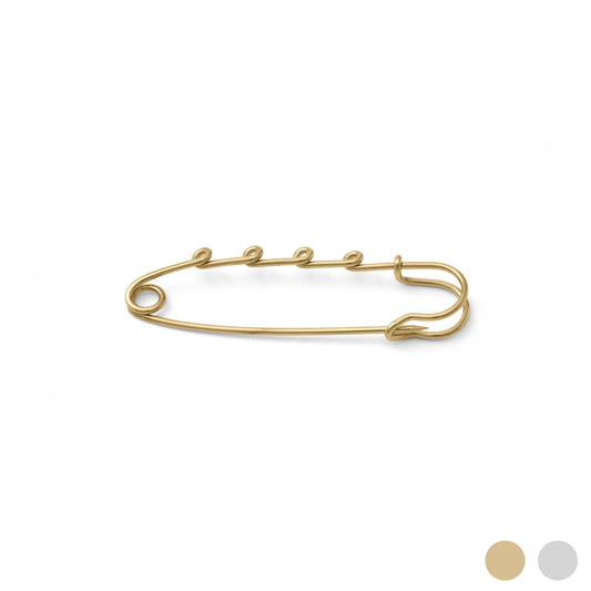 Broche Alfinete com Quatro Argolas