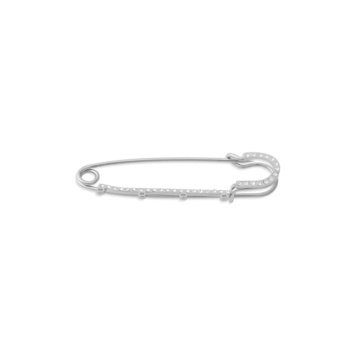 Broche Alfinete com Pedrinhas
