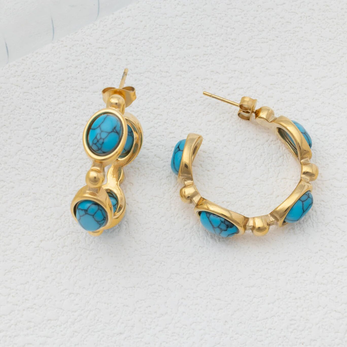 Argolas Azul-Turquesa