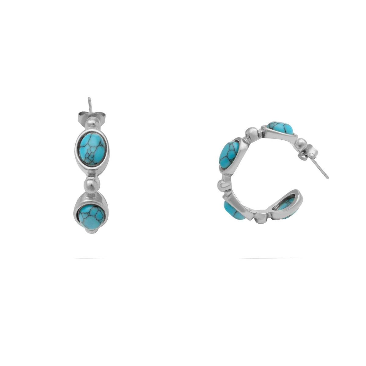 Argolas Azul-Turquesa