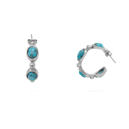 Argolas Azul-Turquesa