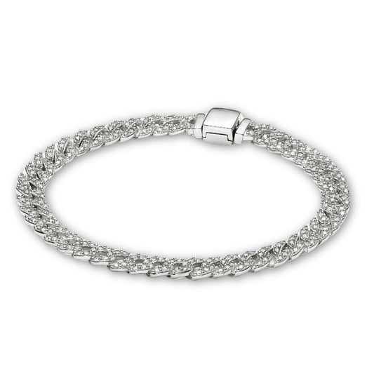 Pulseira Barbela Cravejada de Pedrinhas