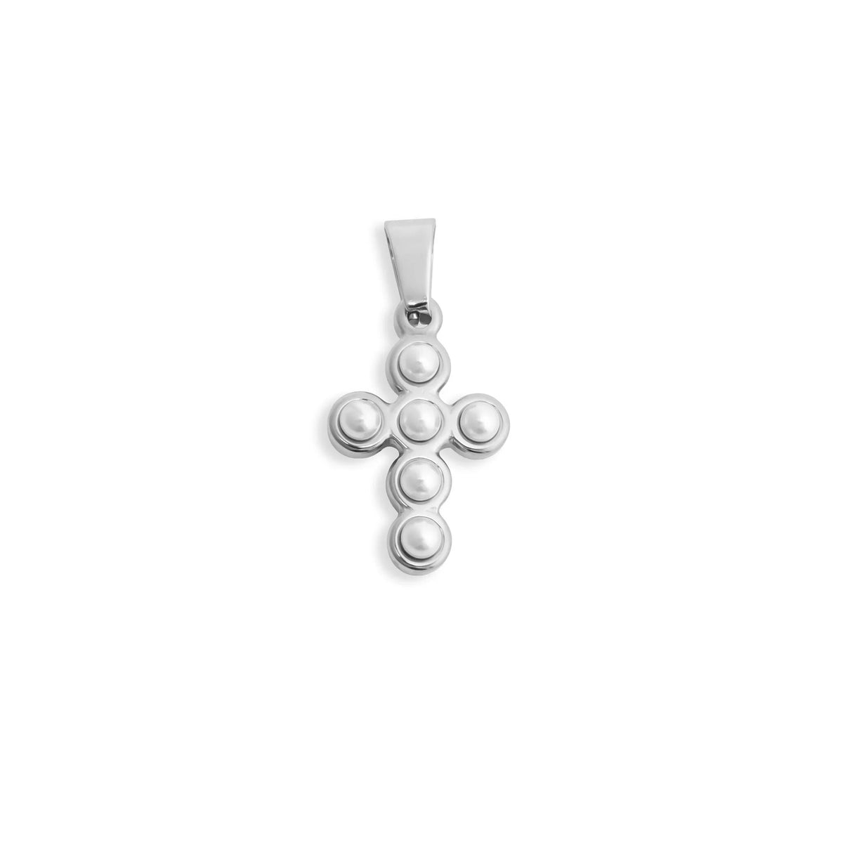 Pendente Cruz de Pérolas