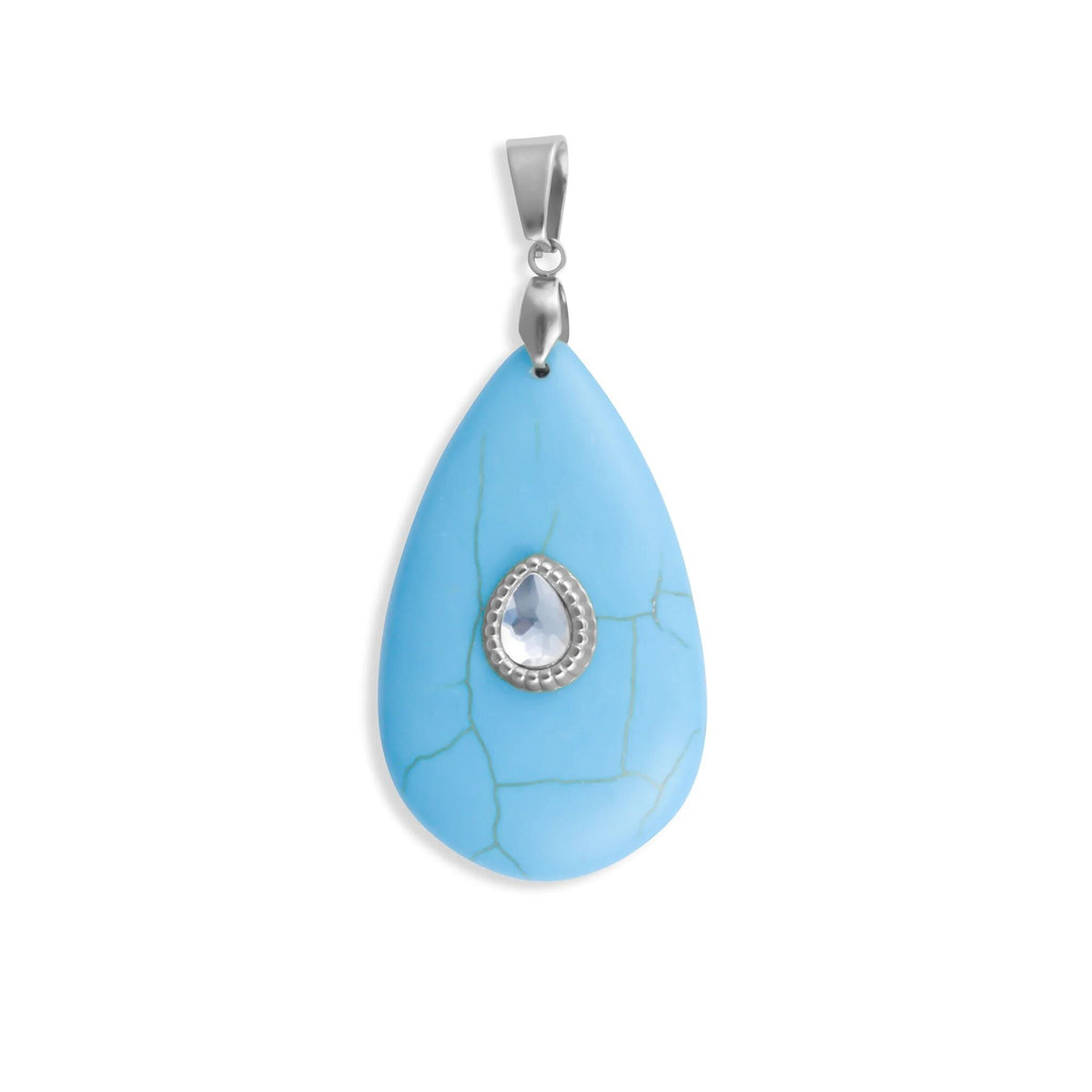 Pendente Gota Azul-Turquesa