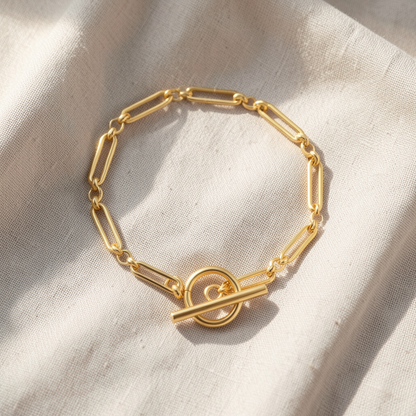 Pulseira Elos Longos com Fecho em T
